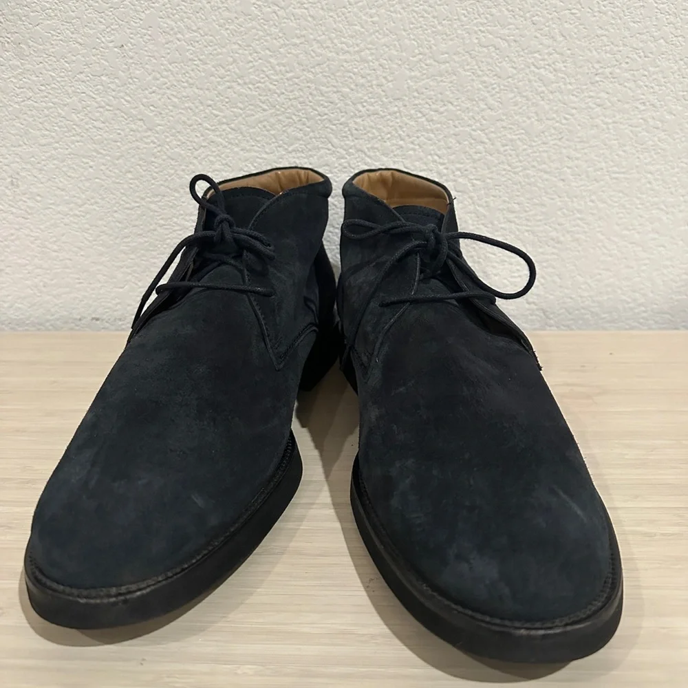 TOD'S Polacco Navy‎ Suede Chukka Boot